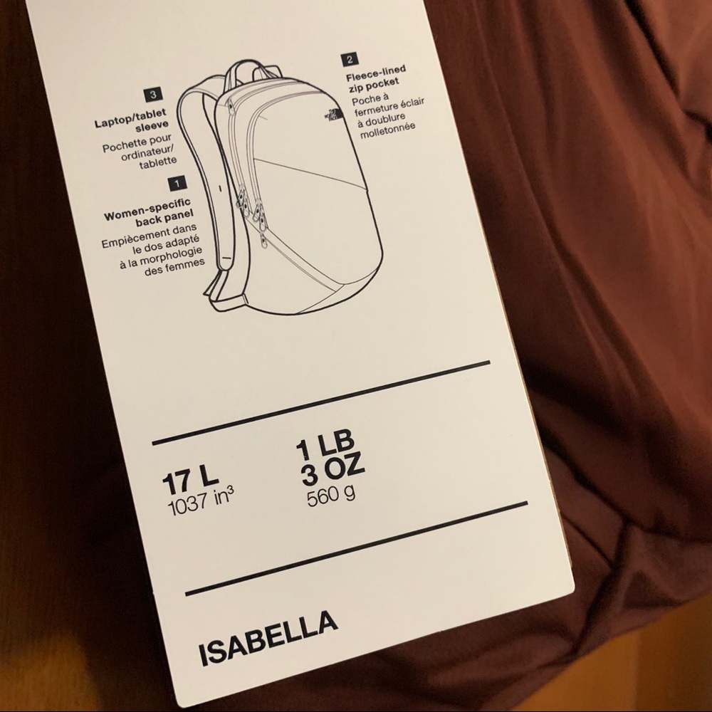 NWT The North Face Women’s Isabella Backpack - Picture 13 of 13
